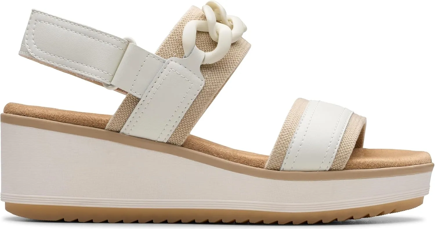 Clarks Women's Wrenly Eve Wedge Sandals