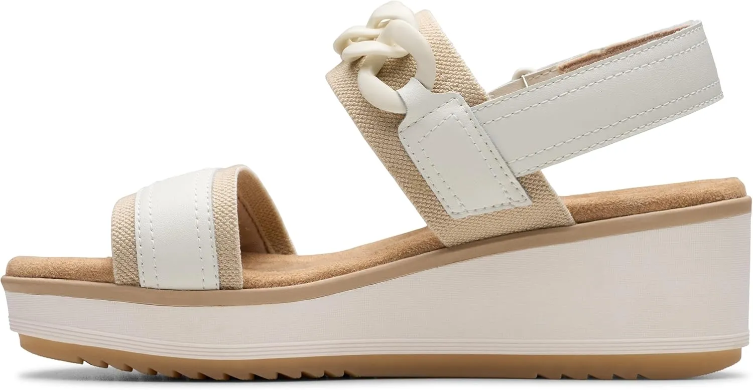 Clarks Women's Wrenly Eve Wedge Sandals