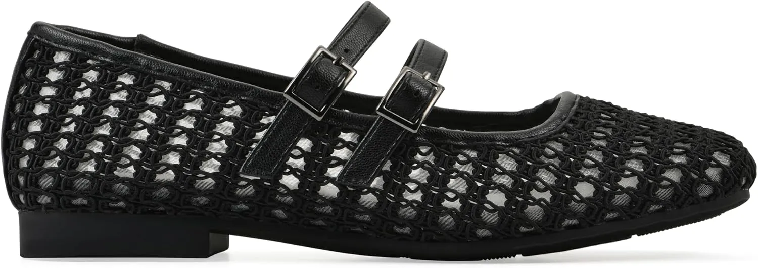 CLIFFS BY WHITE MOUNTAIN Women's Besnik Double Strap Flat