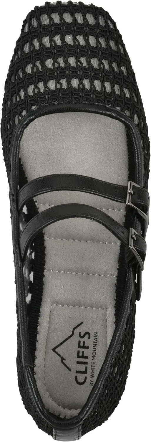 CLIFFS BY WHITE MOUNTAIN Women's Besnik Double Strap Flat
