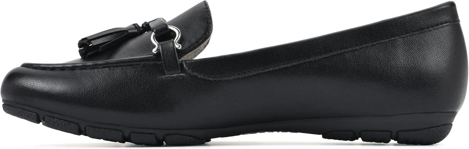 CLIFFS BY WHITE MOUNTAIN Women's Gush Cushioned Driving Moccasin Loafer Flat