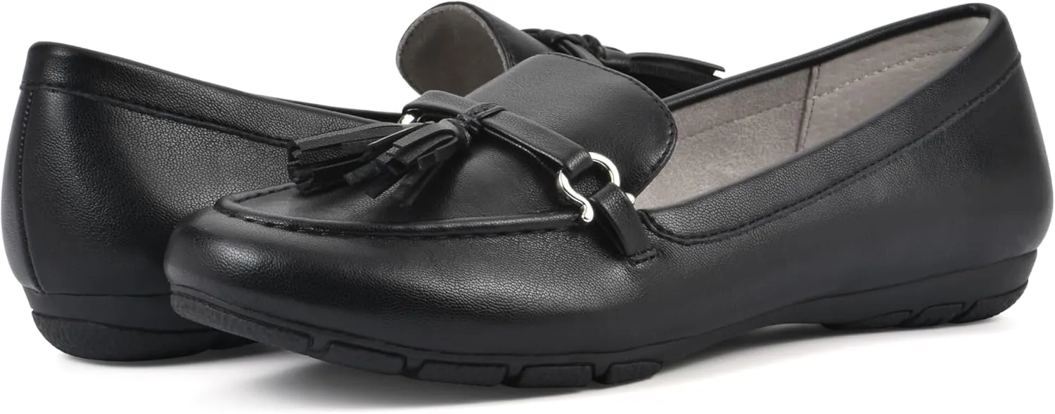CLIFFS BY WHITE MOUNTAIN Women's Gush Cushioned Driving Moccasin Loafer Flat