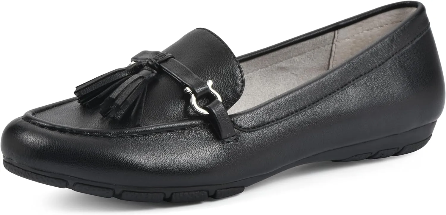 CLIFFS BY WHITE MOUNTAIN Women's Gush Cushioned Driving Moccasin Loafer Flat