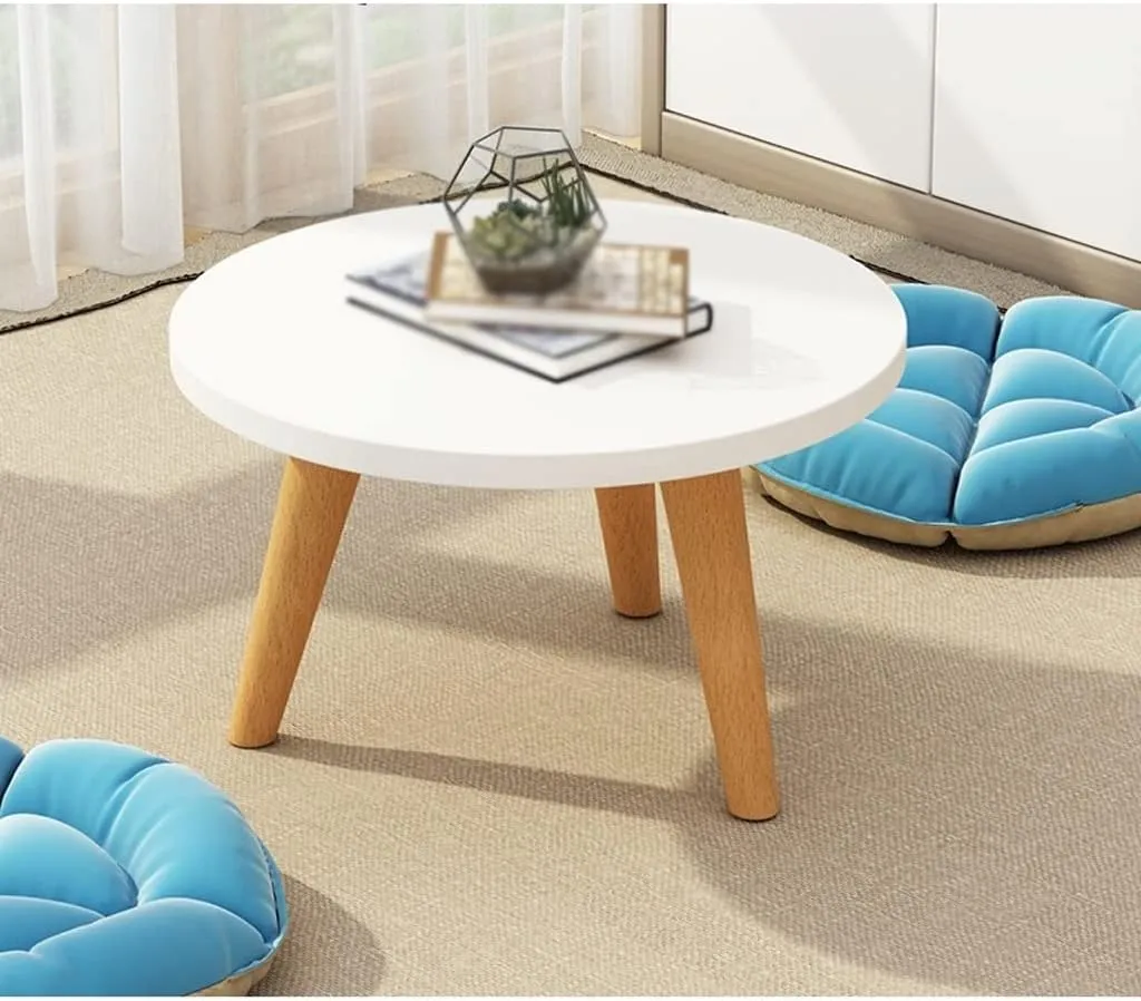 Coffee Table Coffee Table Home Coffee Table Coffee Table Cocktail Table for Bedroom Living Room Balcony Round Shelf Storage Rack Game Table(C)