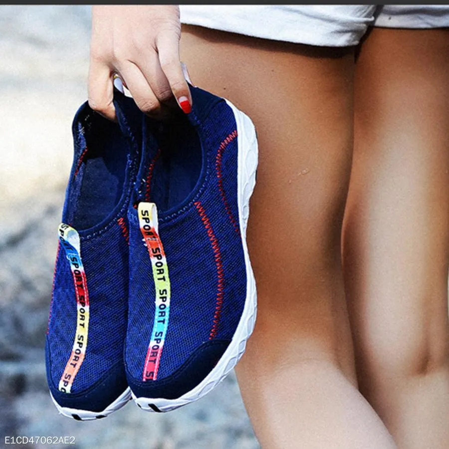 Color Block  Flat  Round Toe  Casual Travel Sneakers
