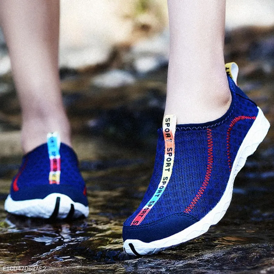 Color Block  Flat  Round Toe  Casual Travel Sneakers
