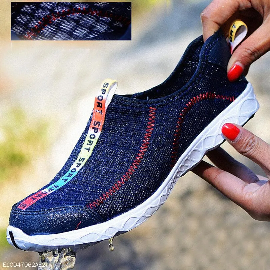 Color Block  Flat  Round Toe  Casual Travel Sneakers
