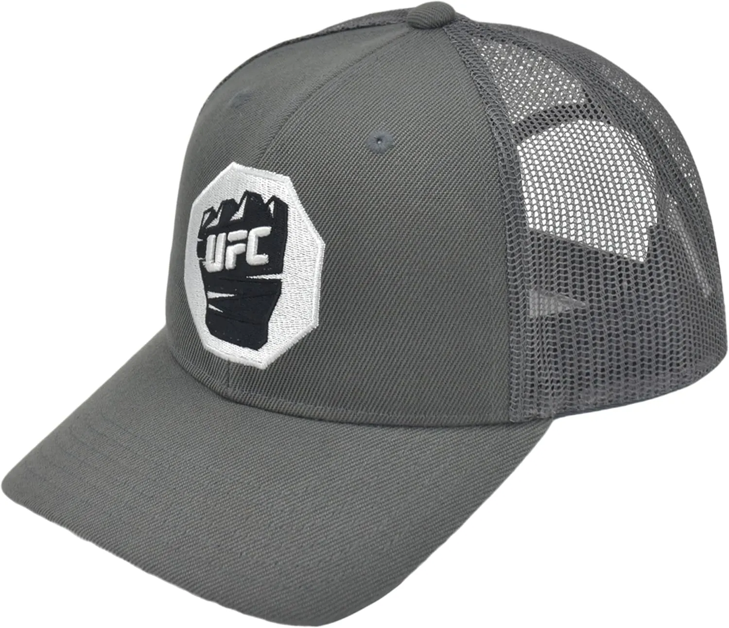 Concept One UFC Trucker Hat, Mesh Adult Adjustable Snapback Baseball Cap with Curved Brim