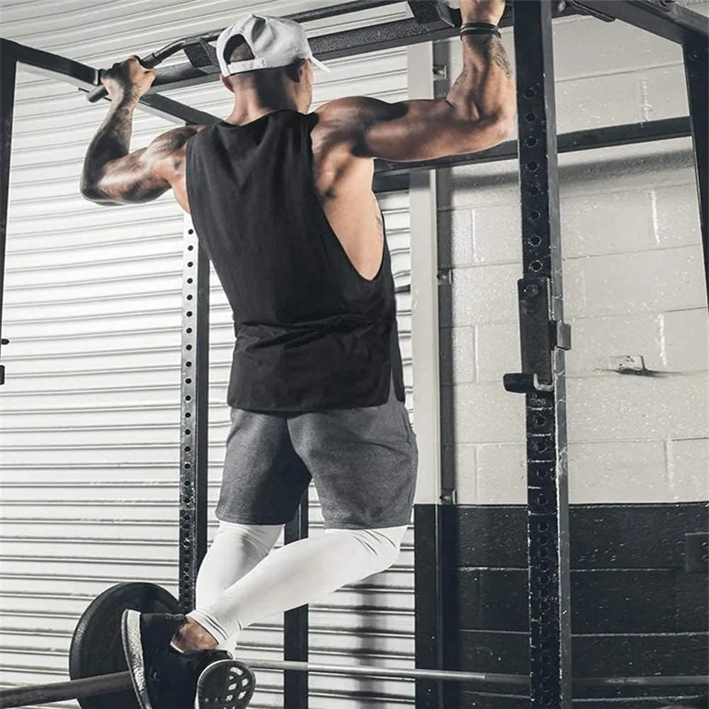 COOFANDY Men Workout Tank Top Gym Bodybuilding Sleeveless Muscle T Shirts Cut Off Shirts