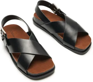 C.Paravano Women Sandals,Comfortable Dressy Flat Slides Summer Sandals with Arch Support for Walking Beach Casual Adjustable Buckle Slip-Ons Fashion Shoes