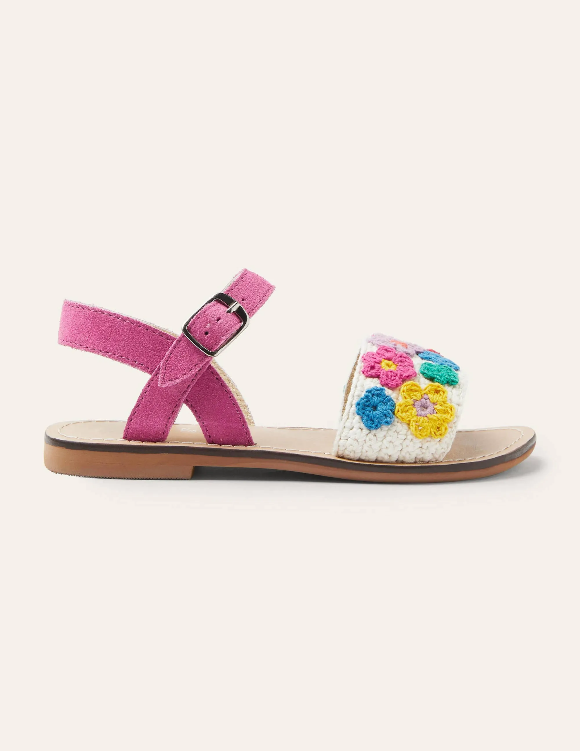 Crochet Sandals-Multi Flowers