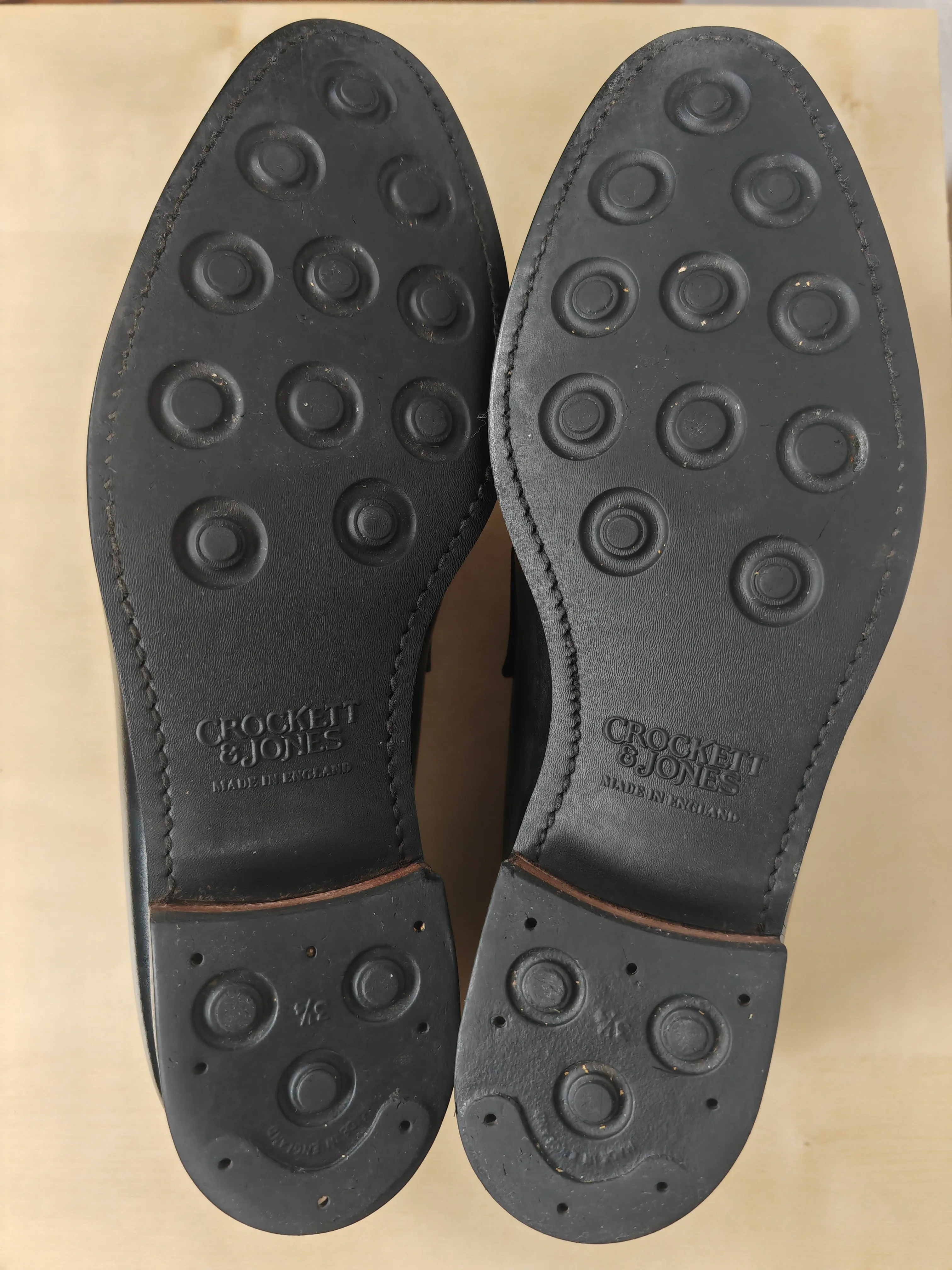 Crockett & Jones Sydney penny loafer fondo gomma - 10 UK