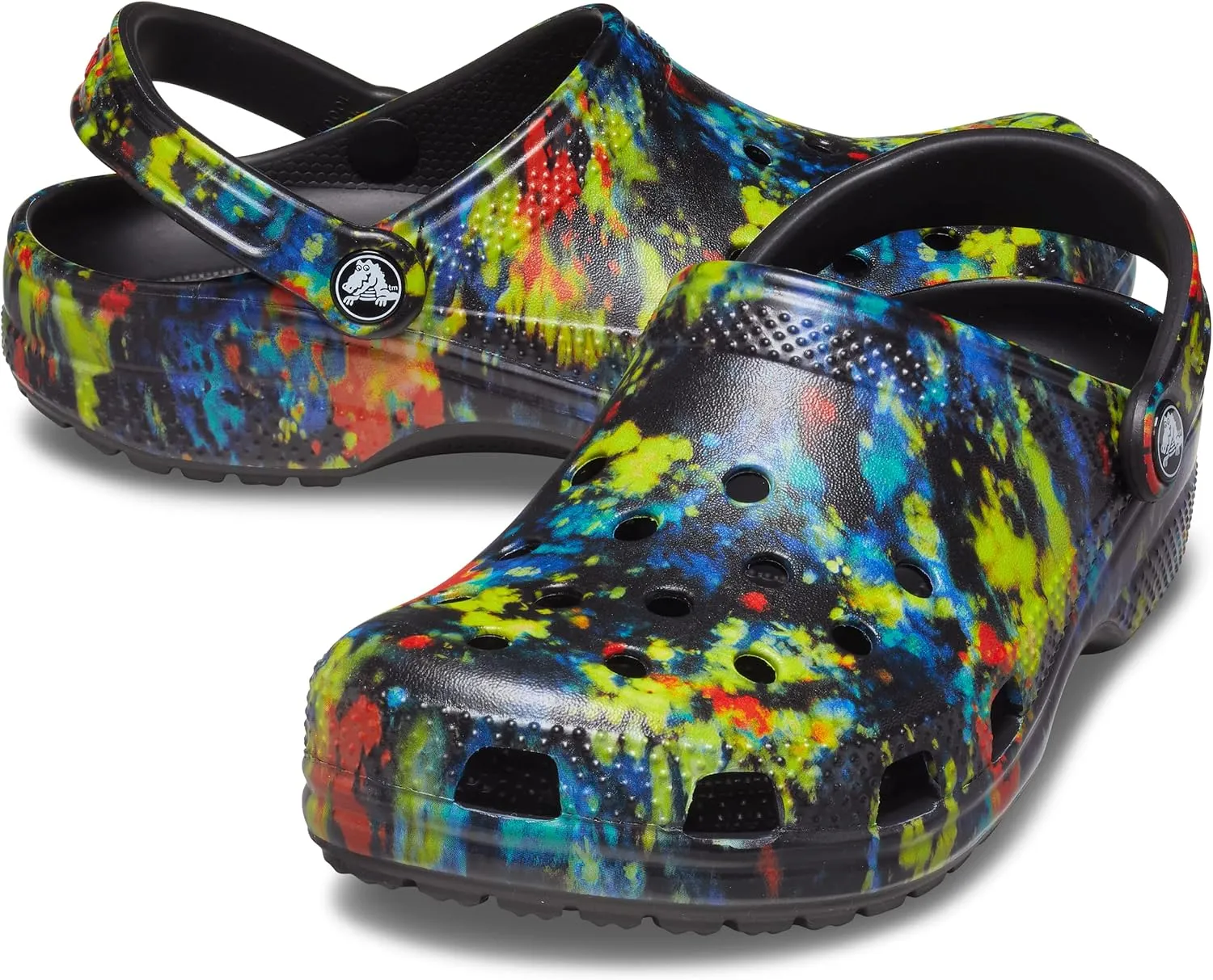 Crocs Women's Classic Solar Rainbow Clogs