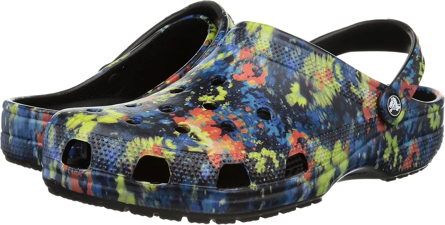 Crocs Women's Classic Solar Rainbow Clogs