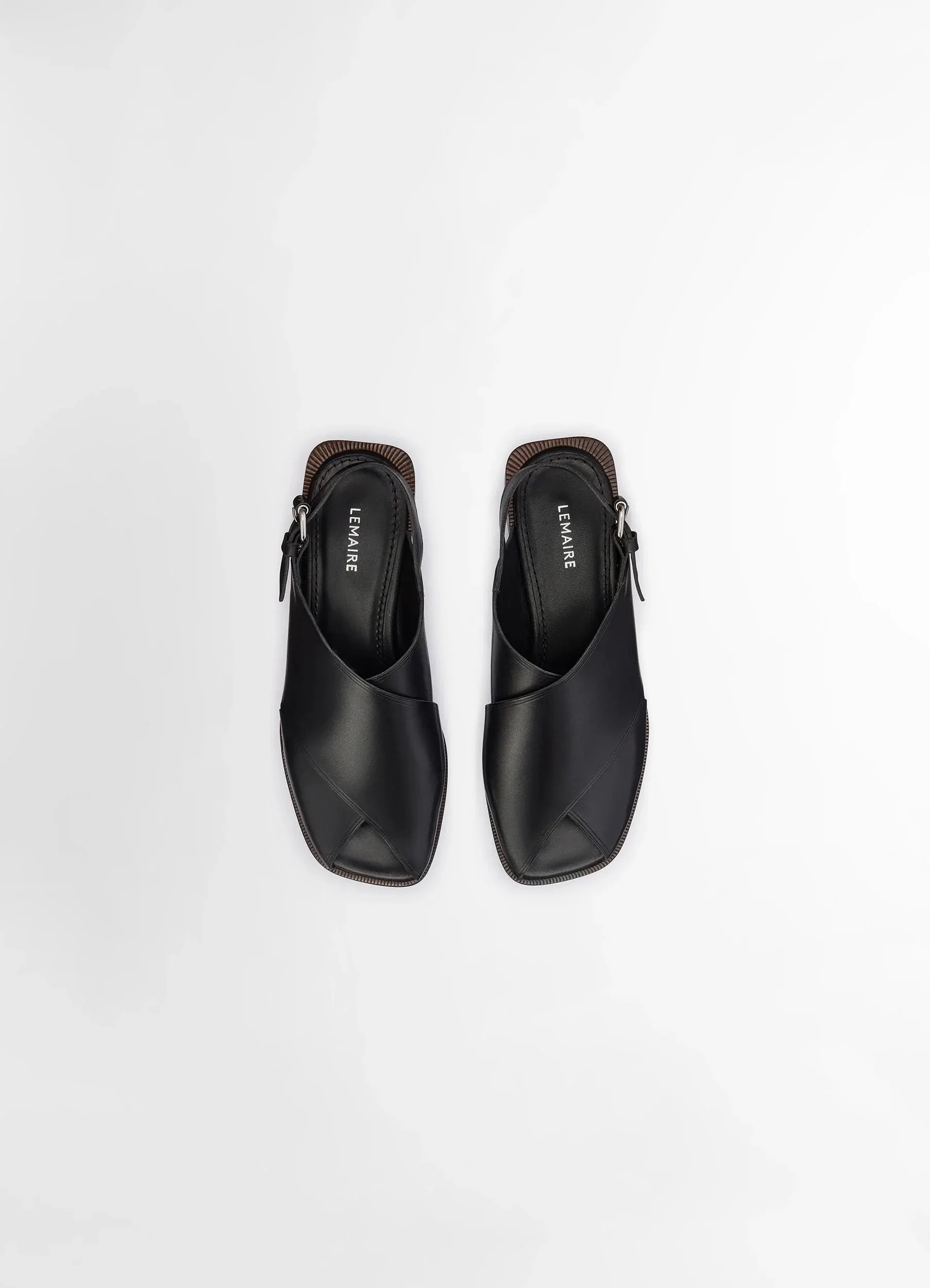 CROSS FLAT SANDALS
