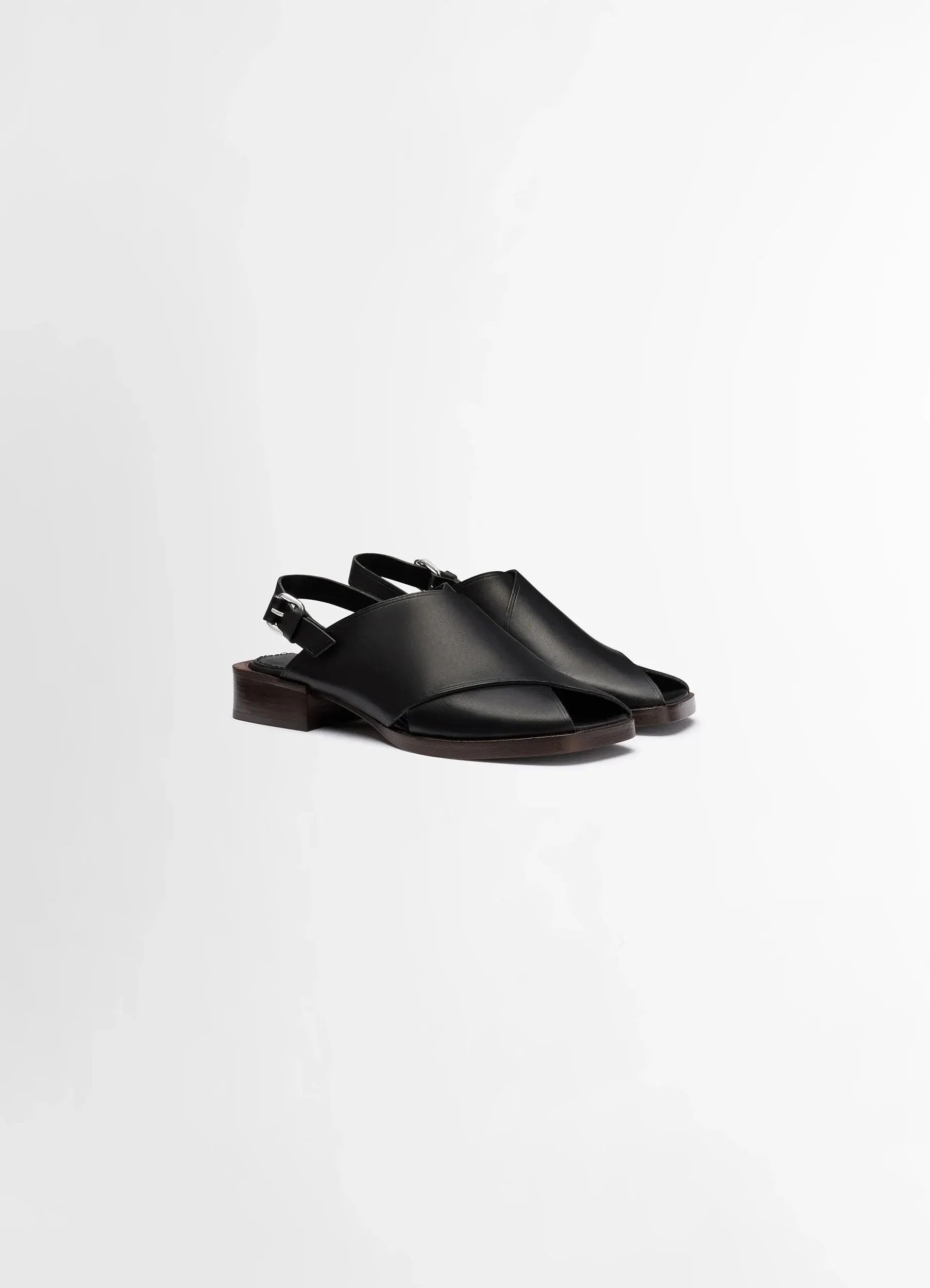 CROSS FLAT SANDALS