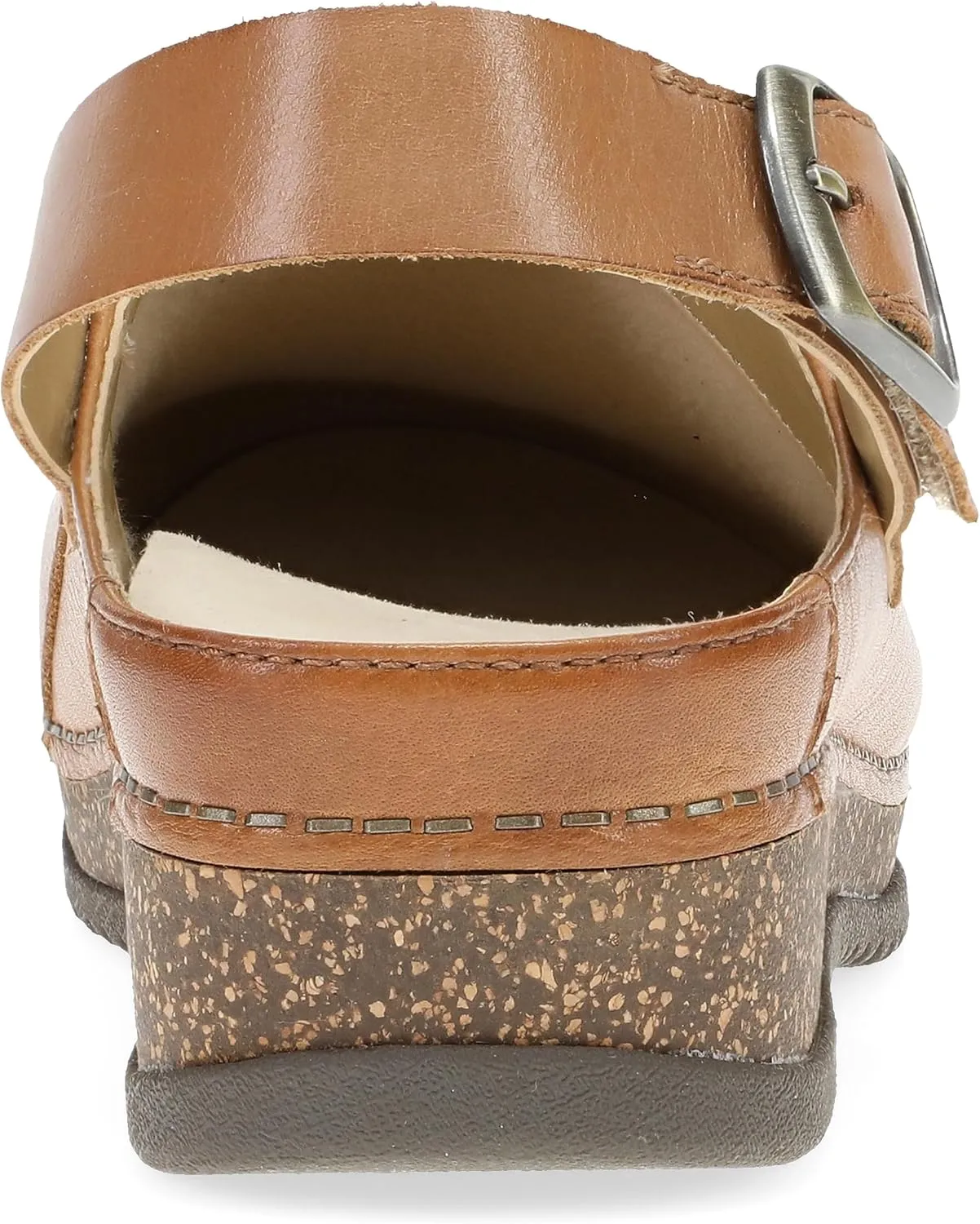 Dansko Women's Merrin Sling-Back Mule Clog-Dual Density Cork/EVA Midsole and Lightweight Rubber Outsole Provide a Comfortable Ride on Patented Stapled Construction