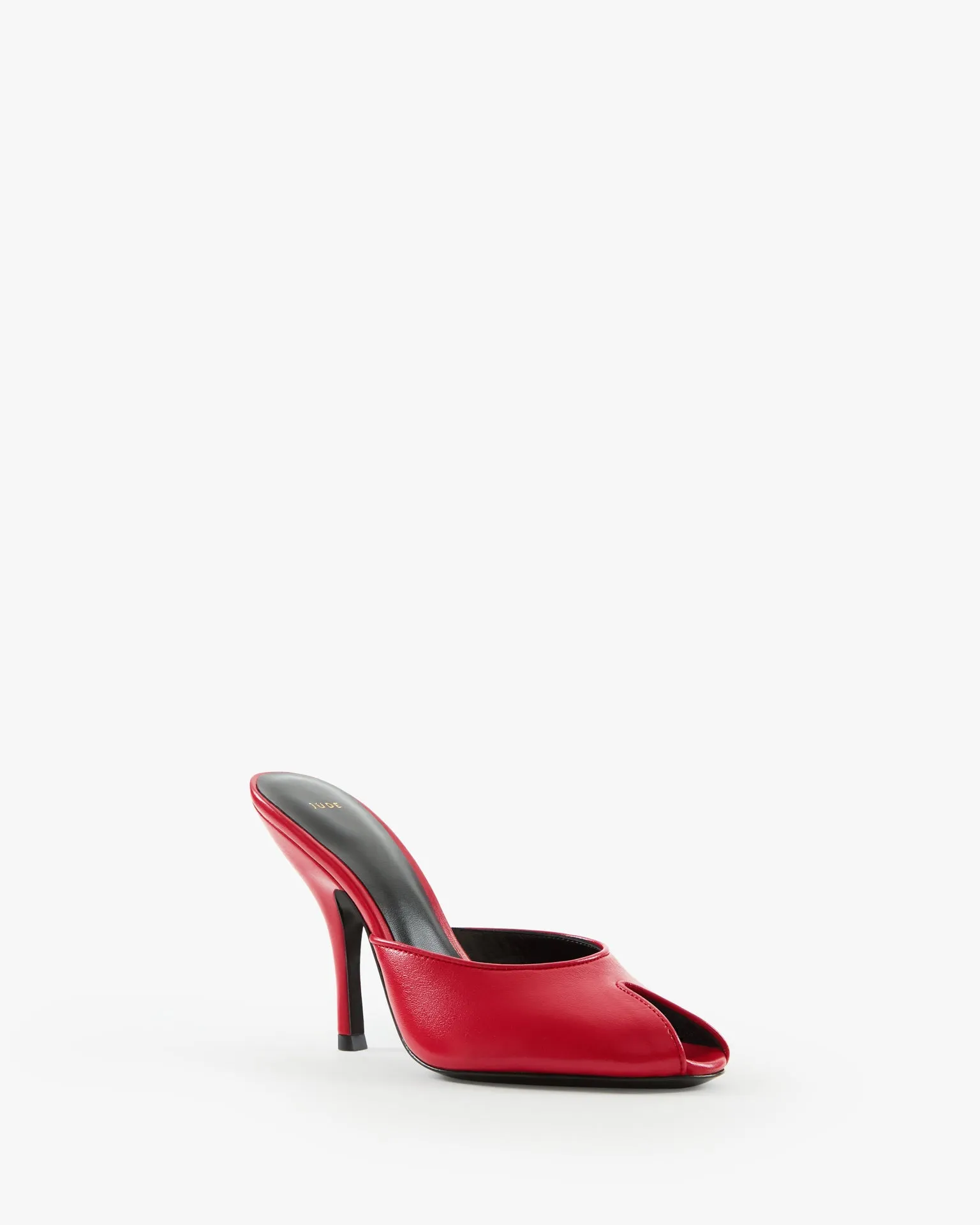 Date Mule in Red Leather