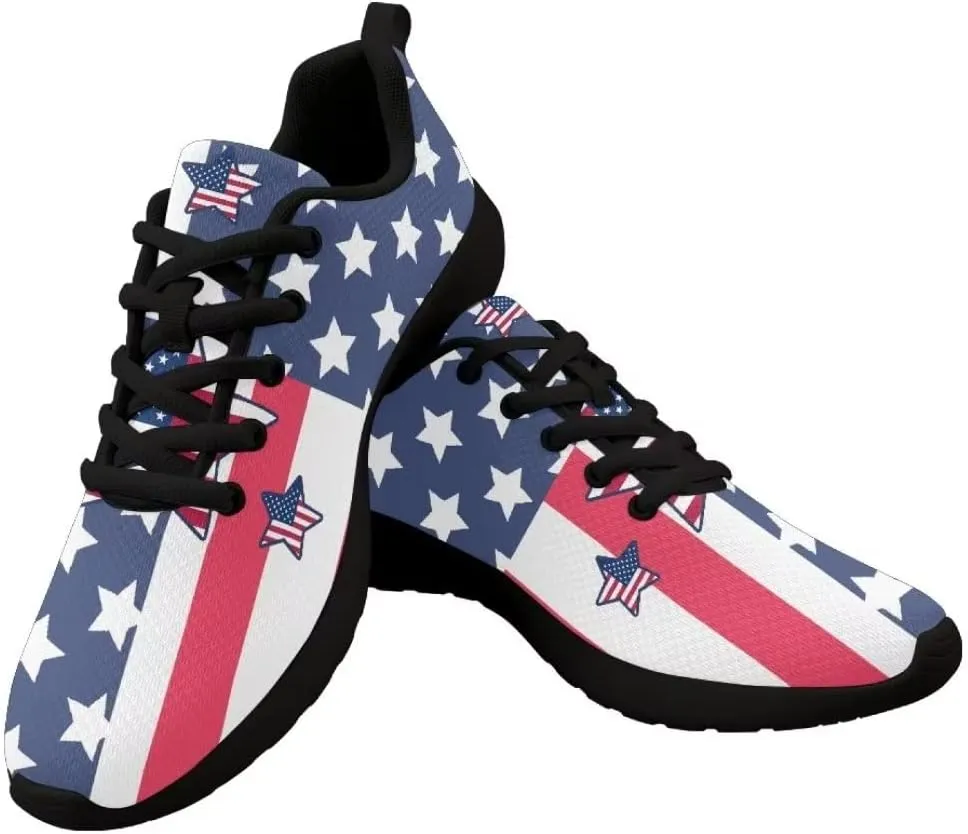 Dellukee Galaxy Print Walking Shoes Women Casual Mesh Colorful Durable Breathable Lace Up Fashion Sneaker