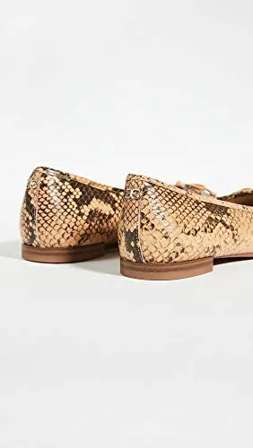 Detailed Free shipping Dark Flats Wheat Edelman Sam Pointy Jillie Ballet Toe Leather Cushioned Repeat buyers