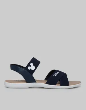 Disney Print Mickey Sandal Slingback Wanita