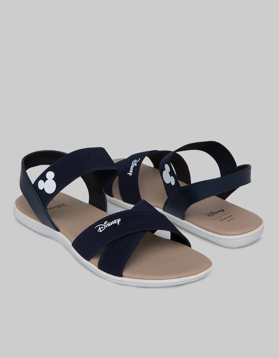 Disney Print Mickey Sandal Slingback Wanita