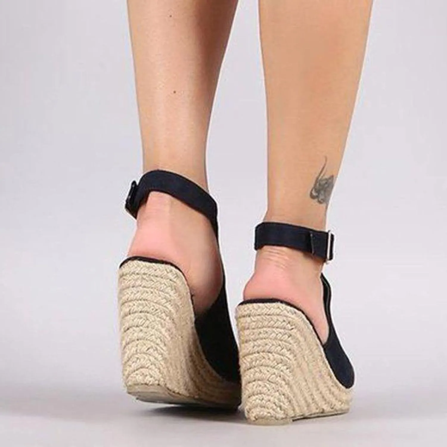Dotmalls Wedge Sandals, Summer Flat Wedge Heel Fish Mouth Casual Women's Sandals, Women's Comfy Orthotic Sandals