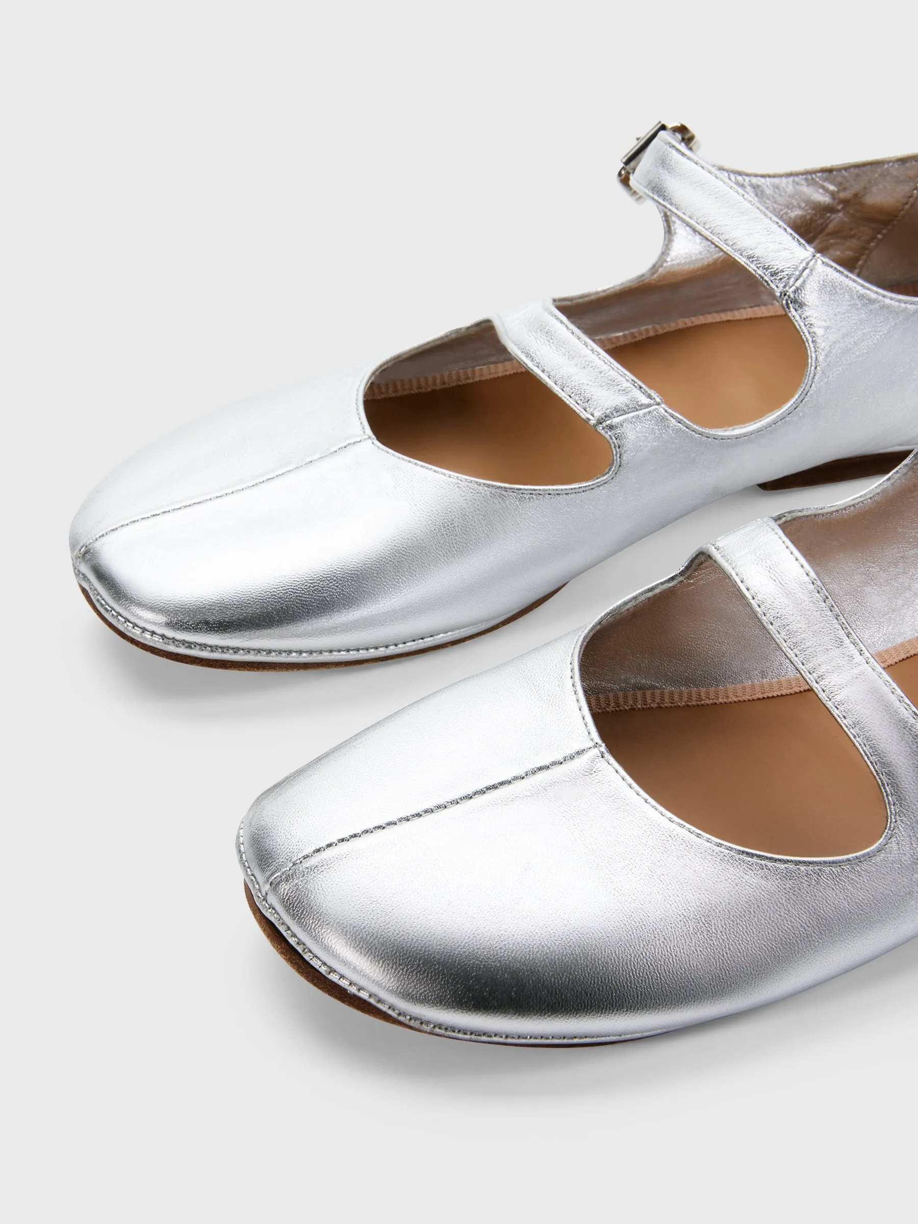Double Strap Ballerina Flat