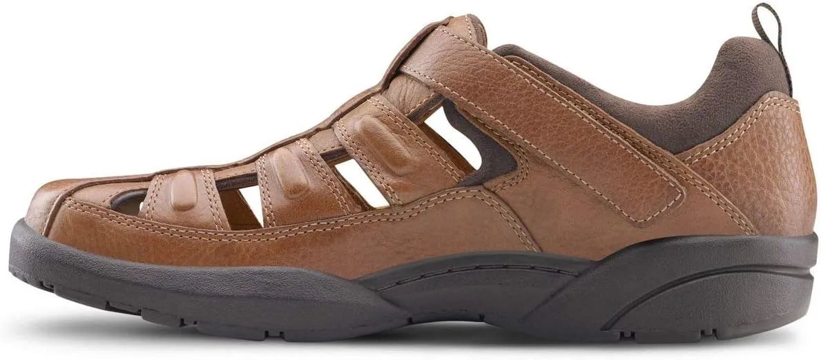 Dr. Comfort Fisherman Men's Therapeutic Diabetic Extra Depth Sandal: Chestnut 11.5 Medium (B/D)