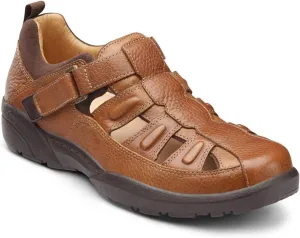 Dr. Comfort Fisherman Men's Therapeutic Diabetic Extra Depth Sandal: Chestnut 11.5 Medium (B/D)