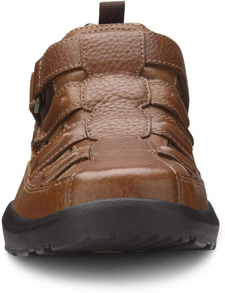 Dr. Comfort Fisherman Men's Therapeutic Diabetic Extra Depth Sandal: Chestnut 11.5 Medium (B/D)