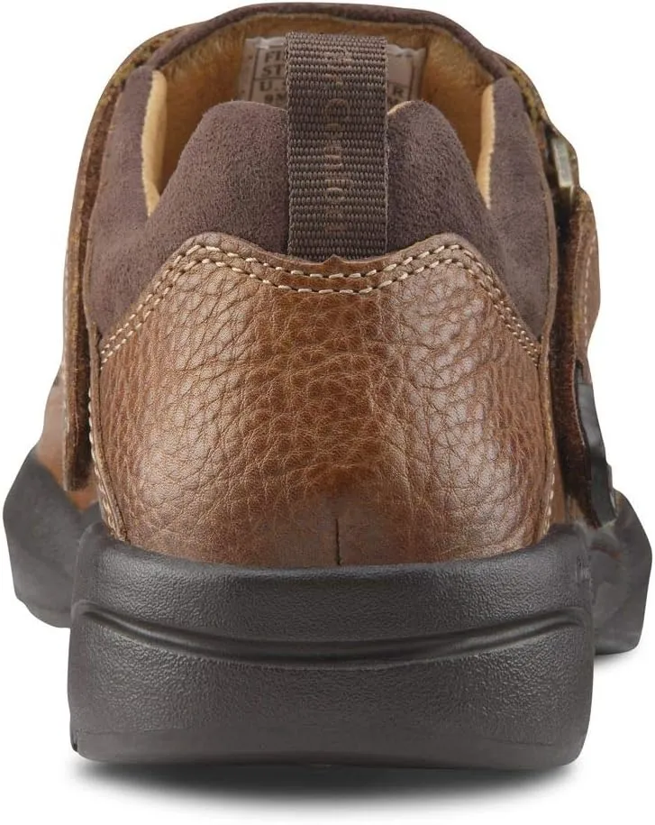 Dr. Comfort Fisherman Men's Therapeutic Diabetic Extra Depth Sandal: Chestnut 11.5 Medium (B/D)