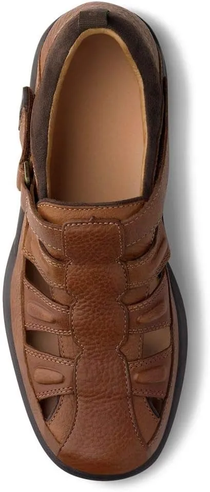 Dr. Comfort Fisherman Men's Therapeutic Diabetic Extra Depth Sandal: Chestnut 11.5 Medium (B/D)