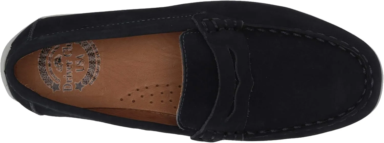 Driver Club USA Unisex-Child Kids Boys/Girls Leather Driving Loafer with Penny Detail