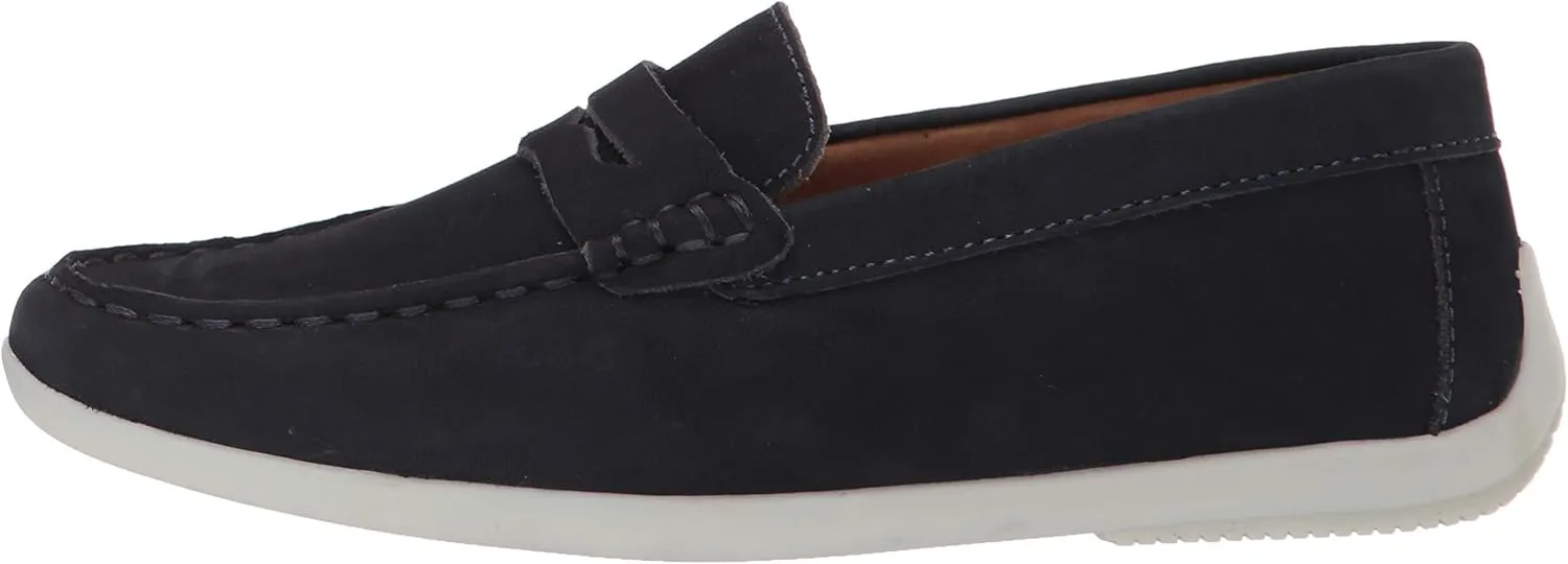 Driver Club USA Unisex-Child Kids Boys/Girls Leather Driving Loafer with Penny Detail