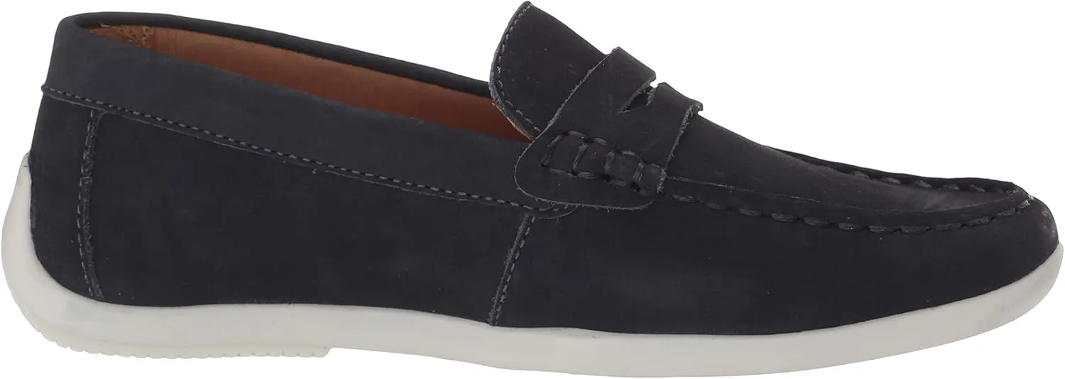 Driver Club USA Unisex-Child Kids Boys/Girls Leather Driving Loafer with Penny Detail