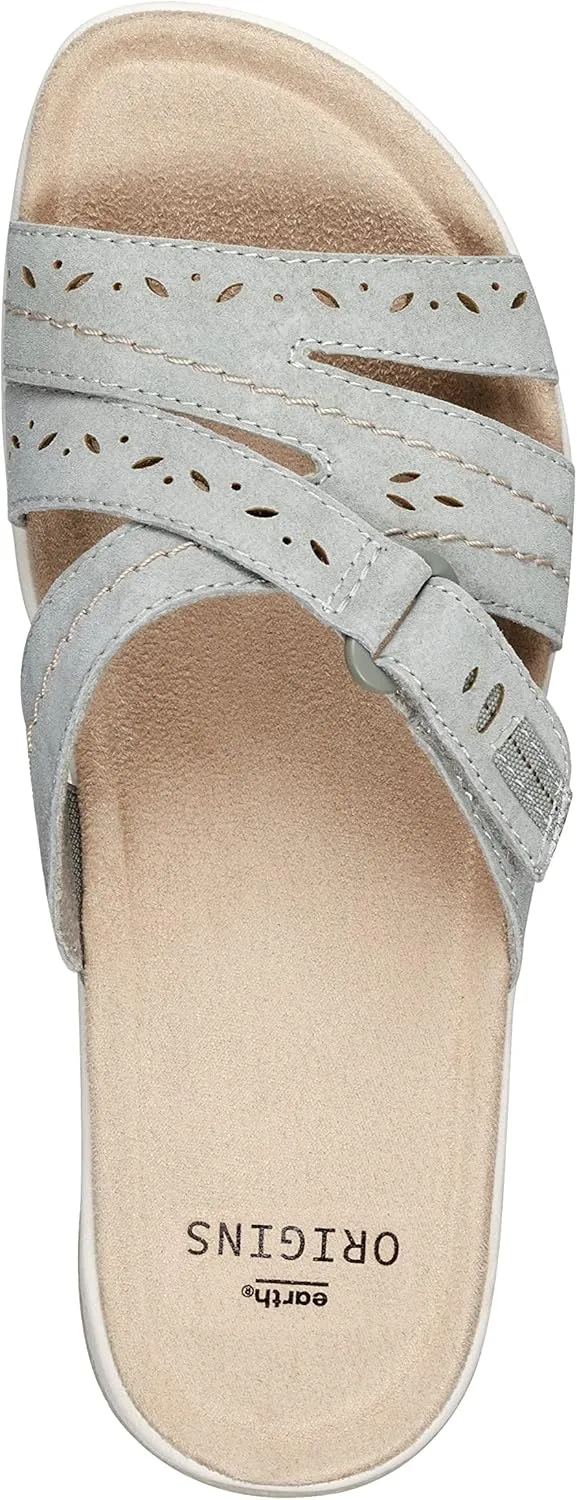 Earth Origins Women’s Shantel Sandal I Sustainable, Slip Resistant Everyday Sandal