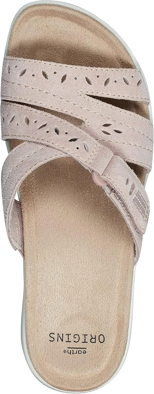 Earth Origins Women’s Shantel Sandal I Sustainable, Slip Resistant Everyday Sandal