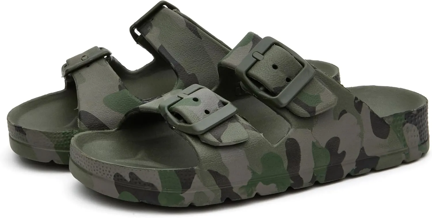EasyStar Boys and Girls Adjustable Strap EVA Slipper Sandal