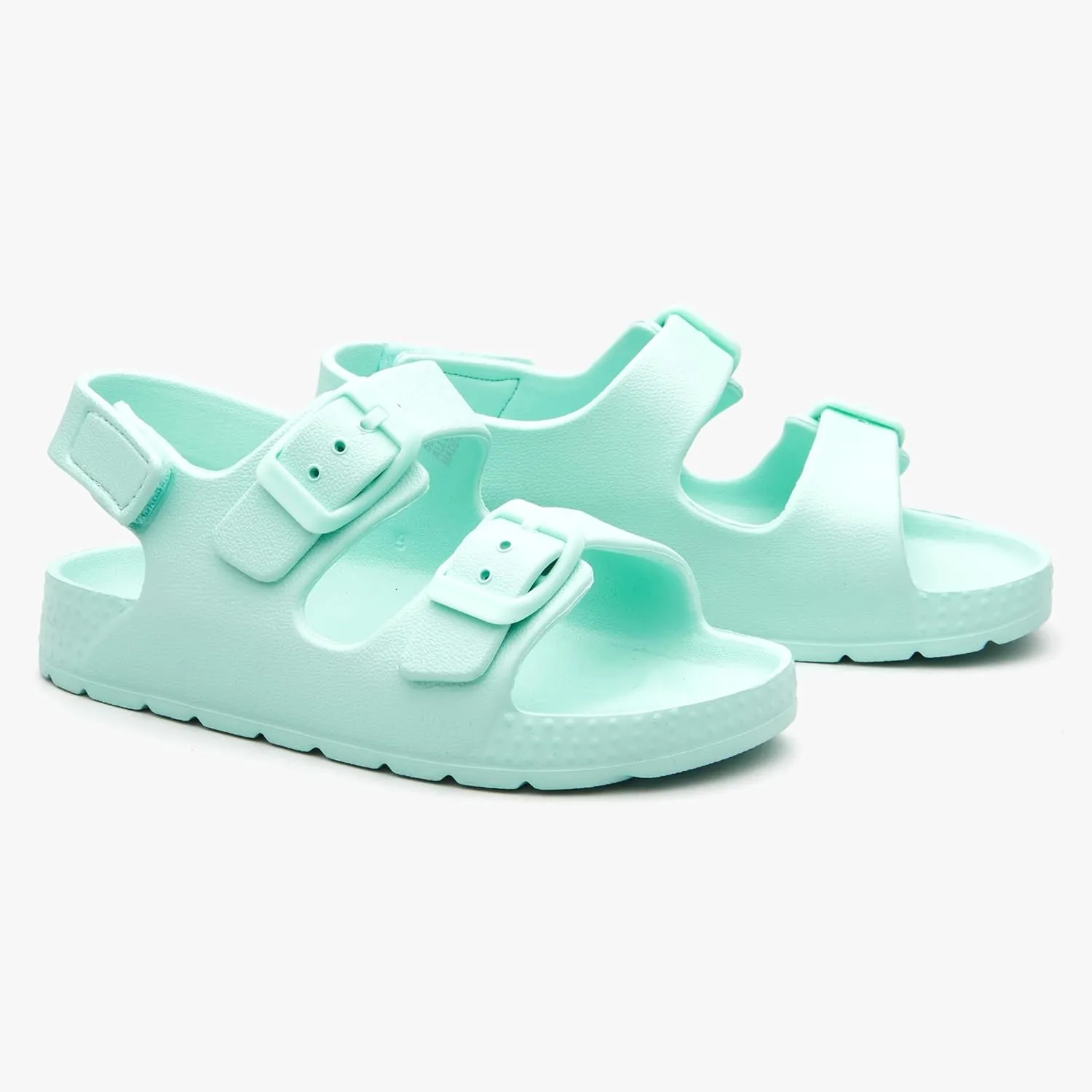 EasyStar Boys and Girls Lightweight Dual-Adjustable Sandal Buckles With Hook and Loop Heel Closure
