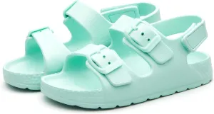 EasyStar Boys and Girls Lightweight Dual-Adjustable Sandal Buckles With Hook and Loop Heel Closure
