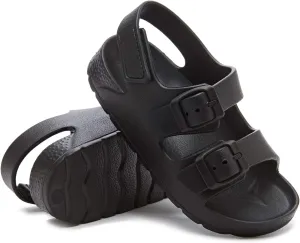 EasyStar Boys and Girls Lightweight Dual-Adjustable Sandal Buckles With Hook and Loop Heel Closure