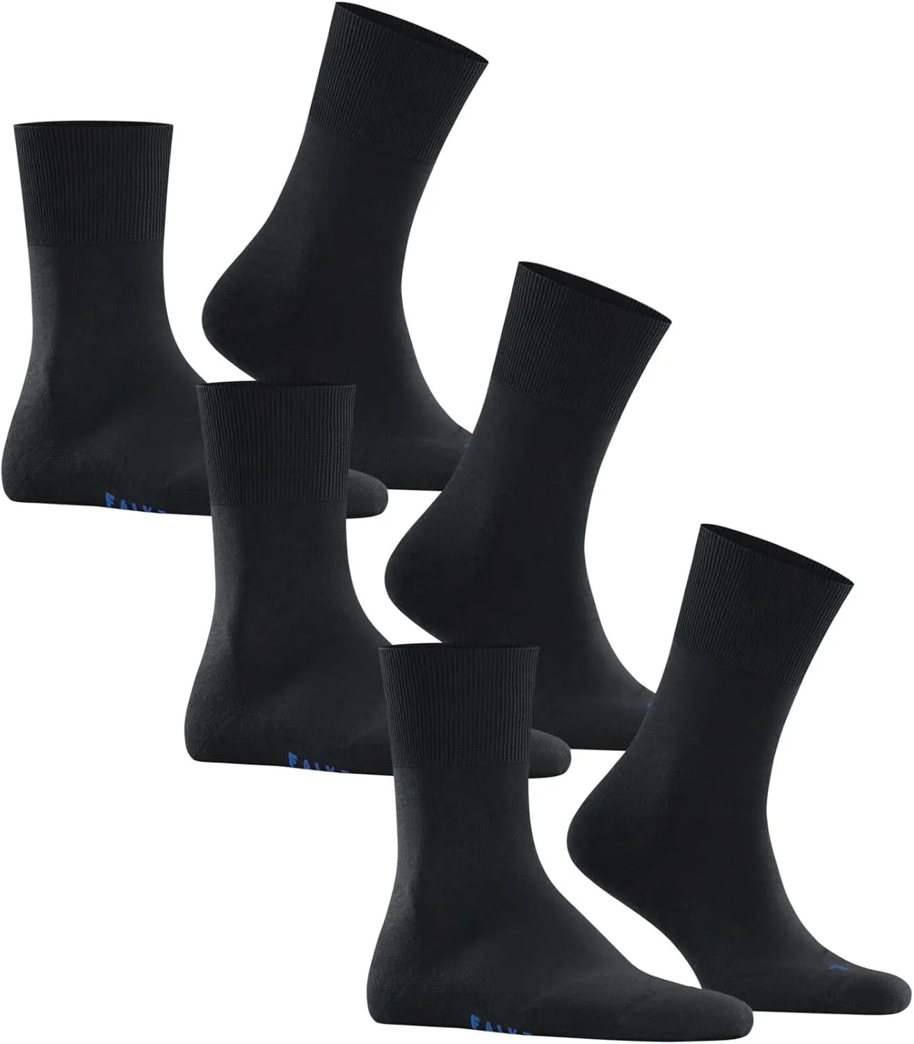 FALKE Unisex Run 3-Pack Socks, Breathable, Skin-Friendly, Cotton, 3 Pairs