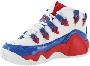 Fila Boy's Grant Hill 1 (Little Kid) White/Fila Red/Prince Blue 2 Little Kid M