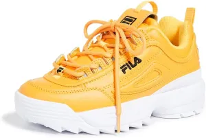 Fila Disruptor II Premium Fashion Sneaker Gold Fusion/Black/White 7.5 B (M)