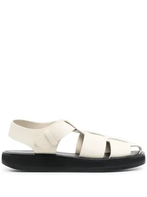 flat lattice-strap Worldwide delivery sandals Great value