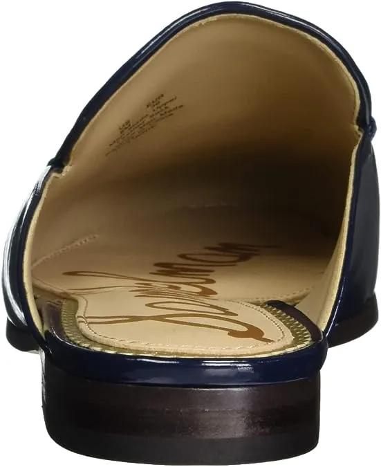 Flat Mules Slip Navy Almond All-inclusive Linnie Sam Edelman Chain Curated collection Royal Embellished Toe On