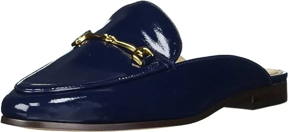 Flat Mules Slip Navy Almond All-inclusive Linnie Sam Edelman Chain Curated collection Royal Embellished Toe On