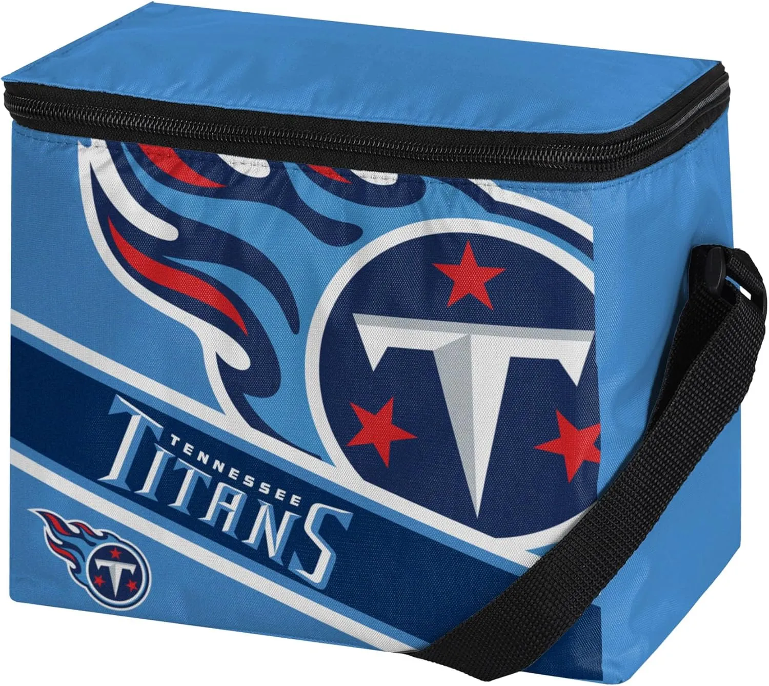 FOCO NFL Big Logo Stripe 6-Pack Cooler