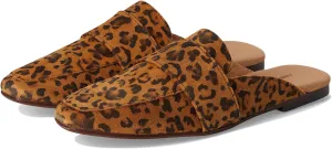 Free People Women's at Ease Embossed Loafer Trend Shoes, Leopard Suede, 7.5